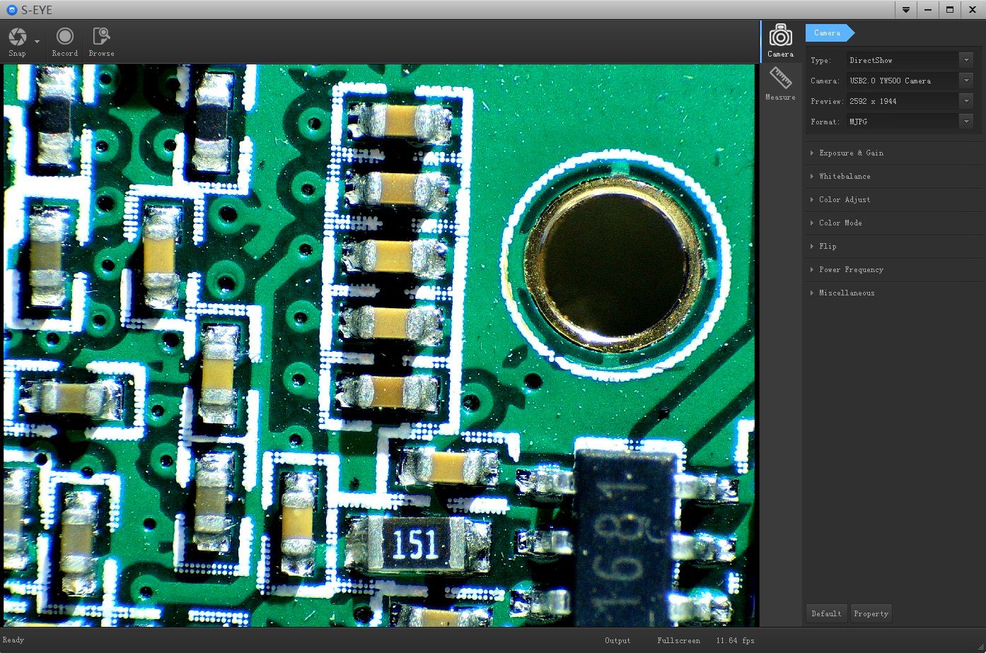 USB相机测量安装软件S-EYE 电脑/PC端安装软件