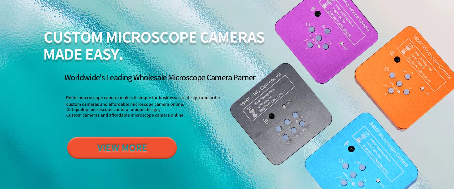 4K Digital Industry Video Inspection Microscope Camera